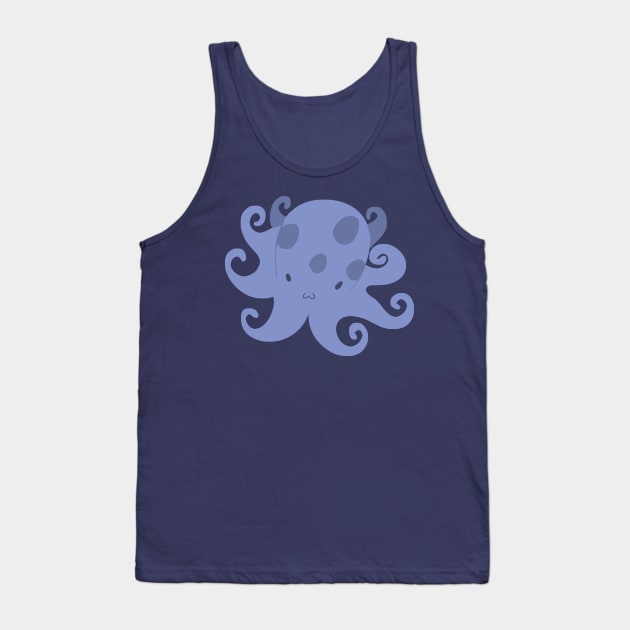 Purple Blue Octopus Tank Top by saradaboru